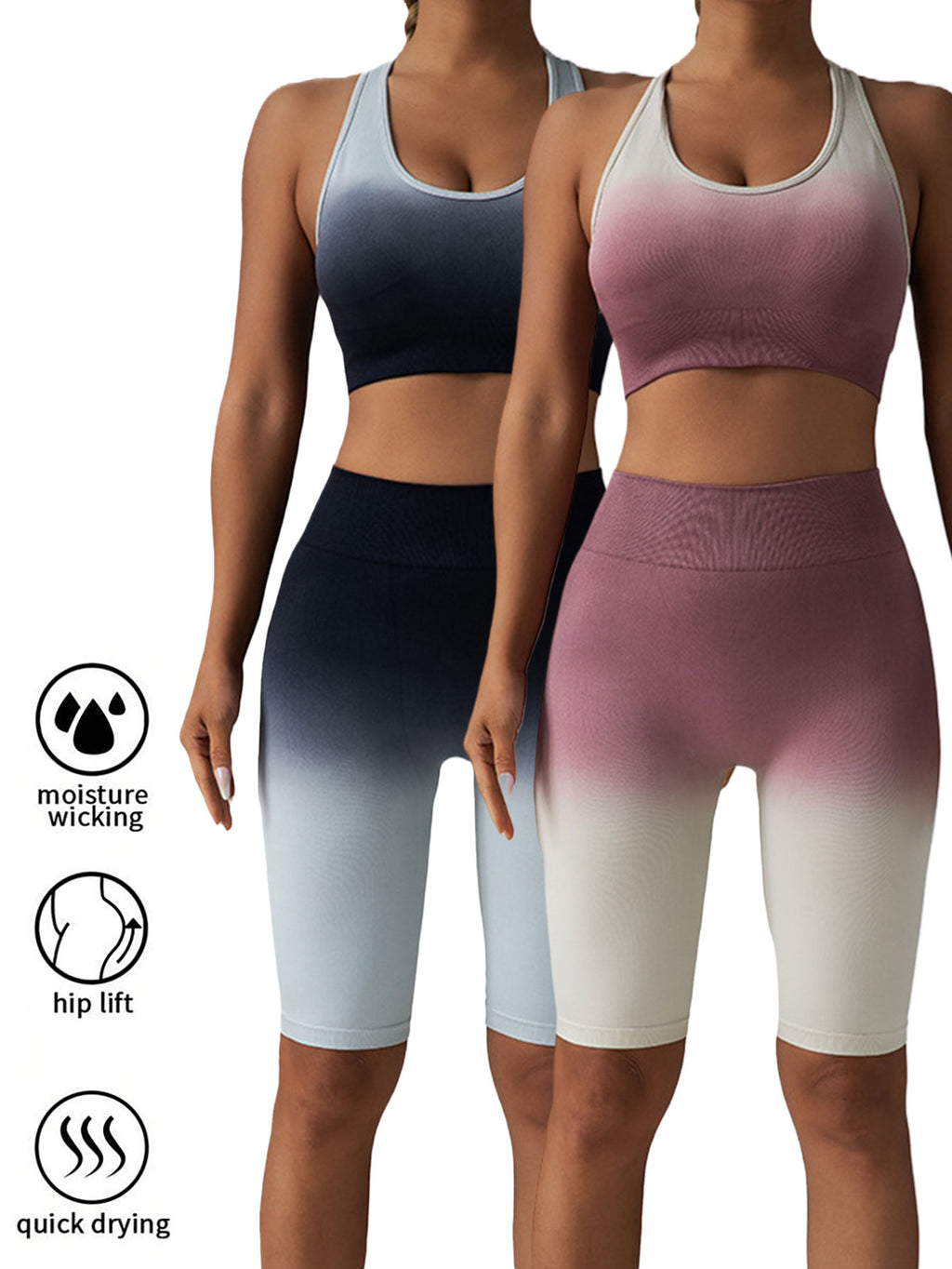 2 Pack Workout Shorts For Women