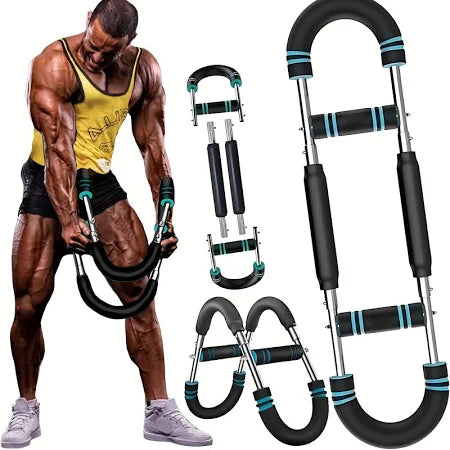 Adjustable Arm Strengthener, Chest Trainer, ,and Forearm Strength Exerciser