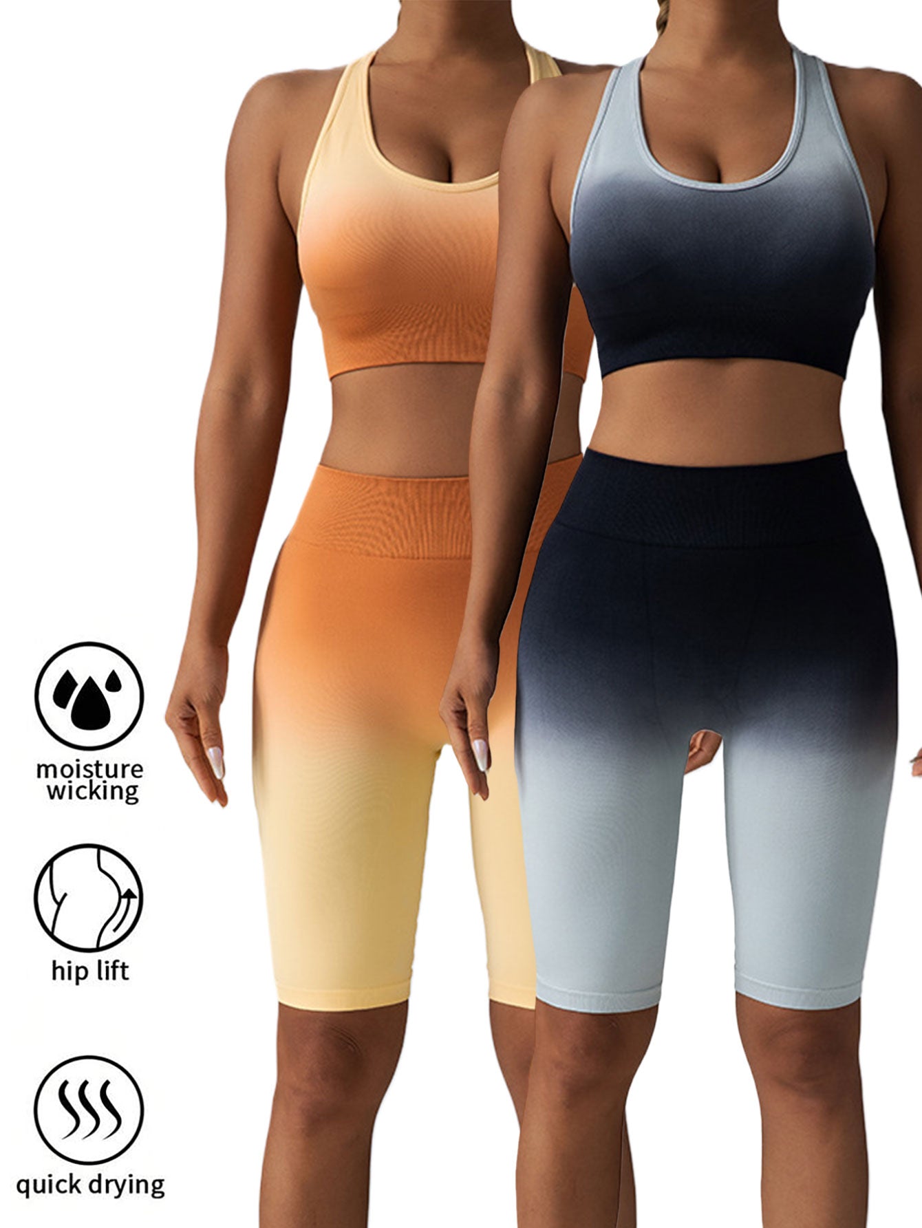 2 Pack Workout Shorts For Women