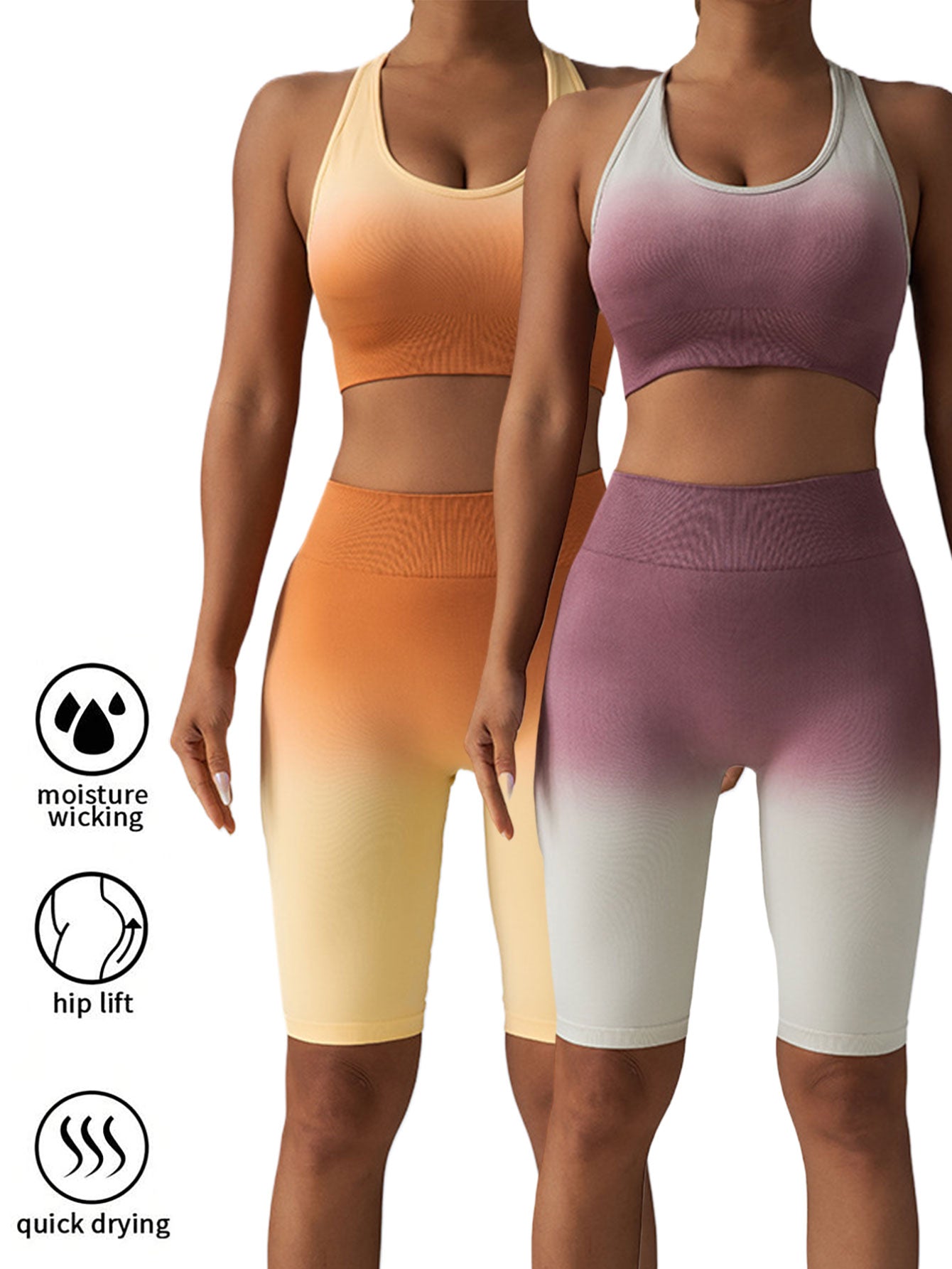 2 Pack Workout Shorts For Women