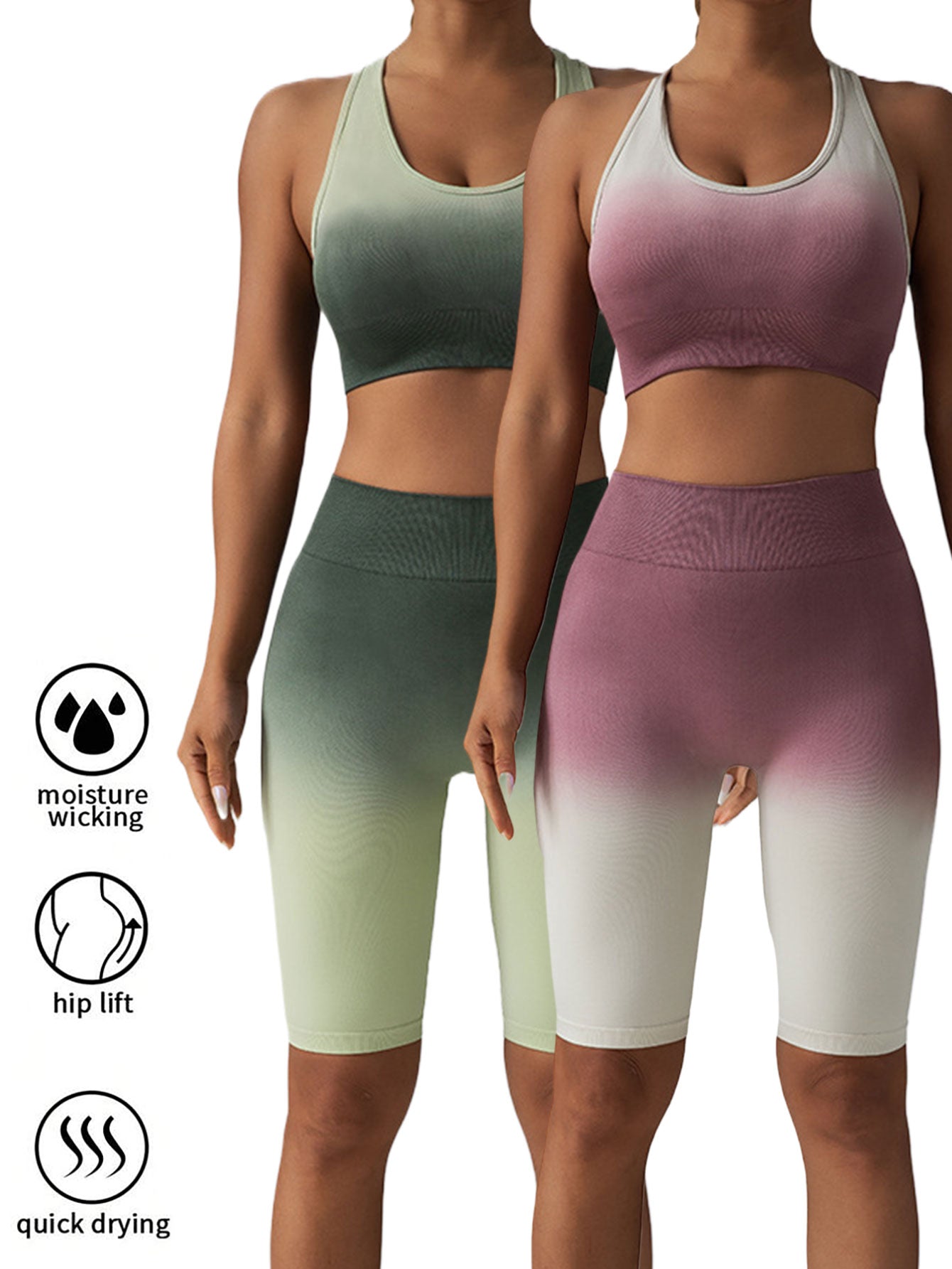 2 Pack Workout Shorts For Women