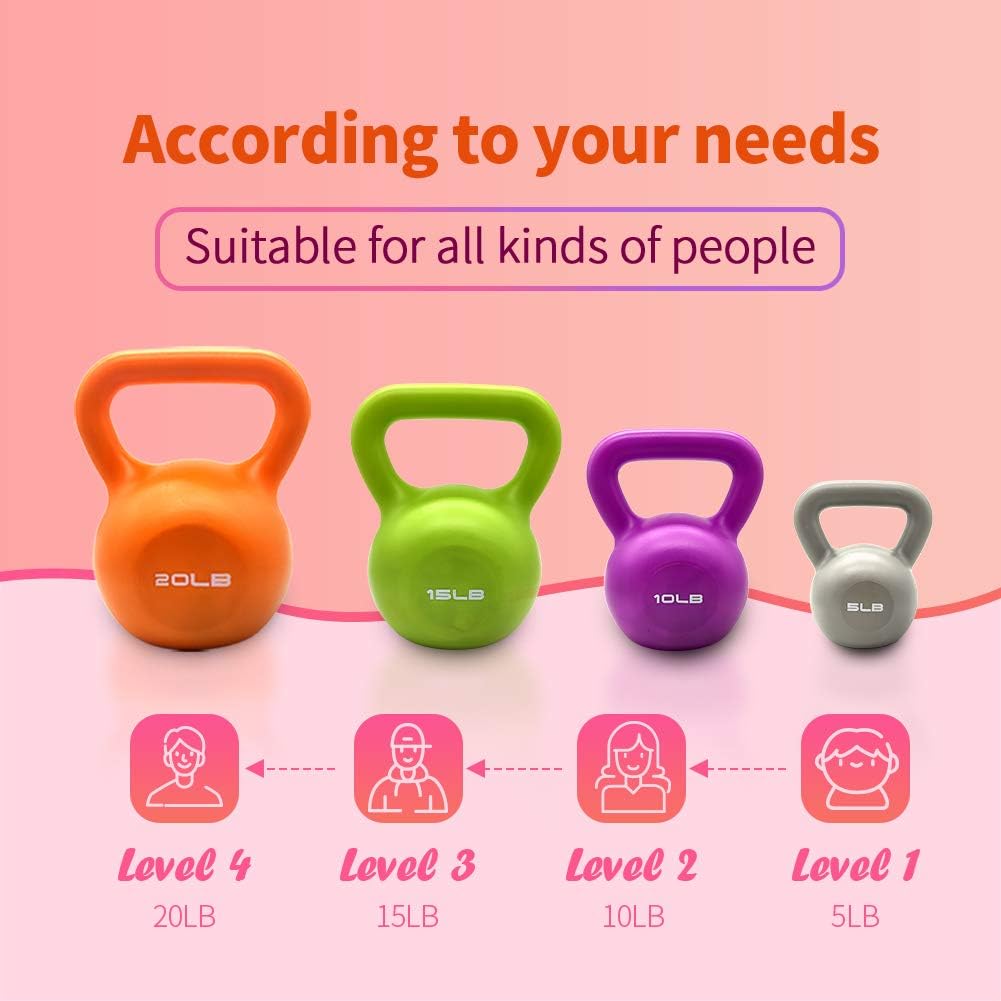 5lbs Kettlebell Set