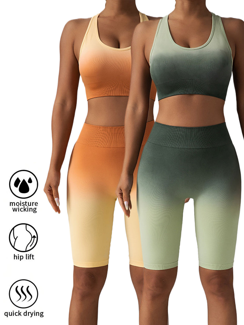 2 Pack Workout Shorts For Women