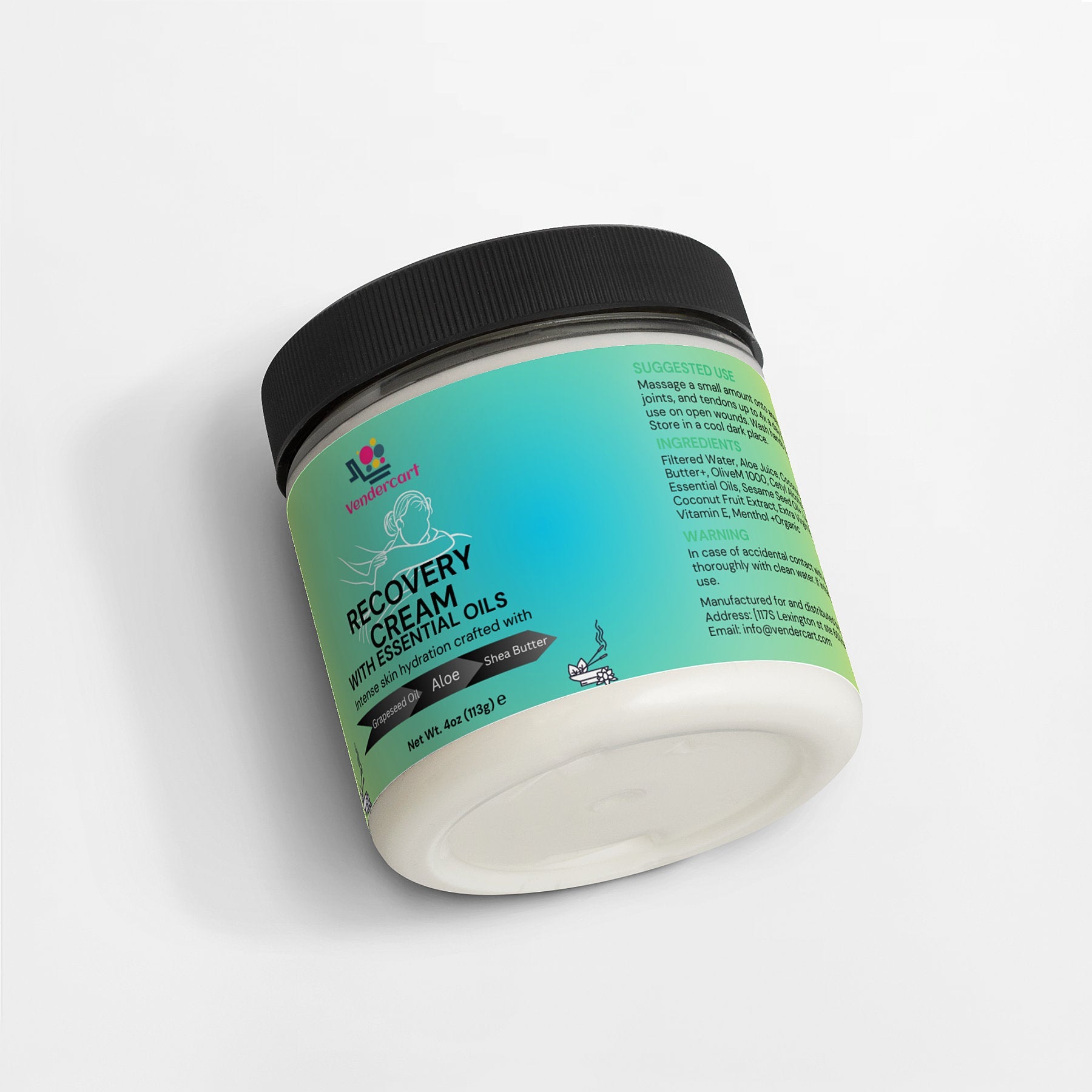 Recovery Cream For Joints, Tendons And Muscles Deep Relief With Hydration Boost