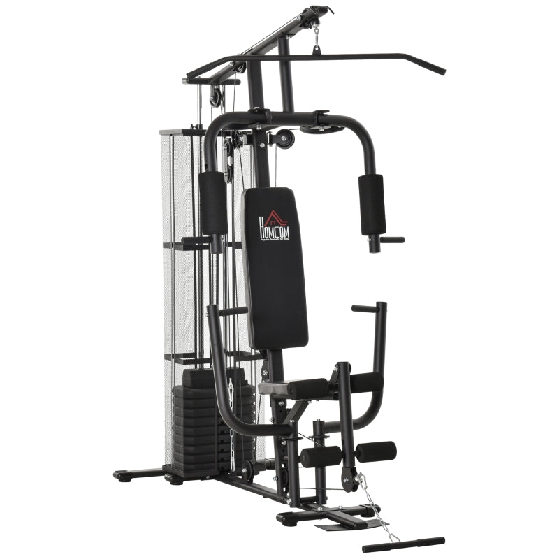 HOMCOM Multifunction Weight Training Exercise Workout Station