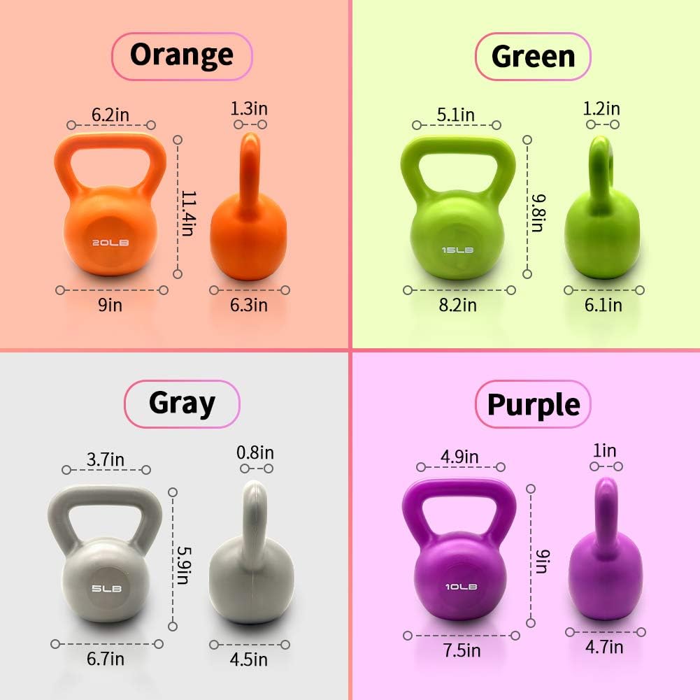 20lbs Kettlebell Set