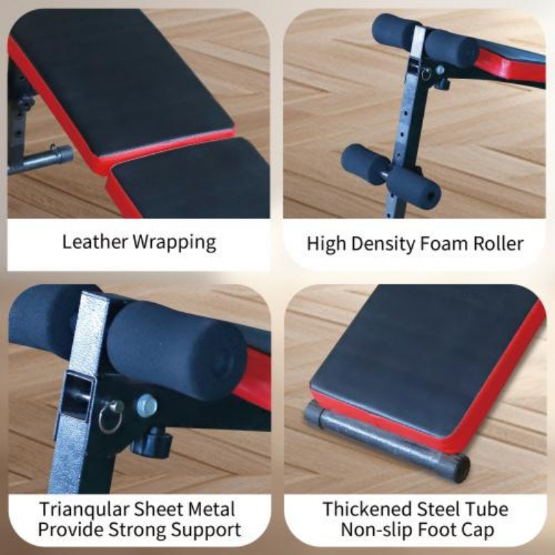 Home Gym Multifunctional Adjustable Strength Training Foldable Sit-up Fitness Bench
