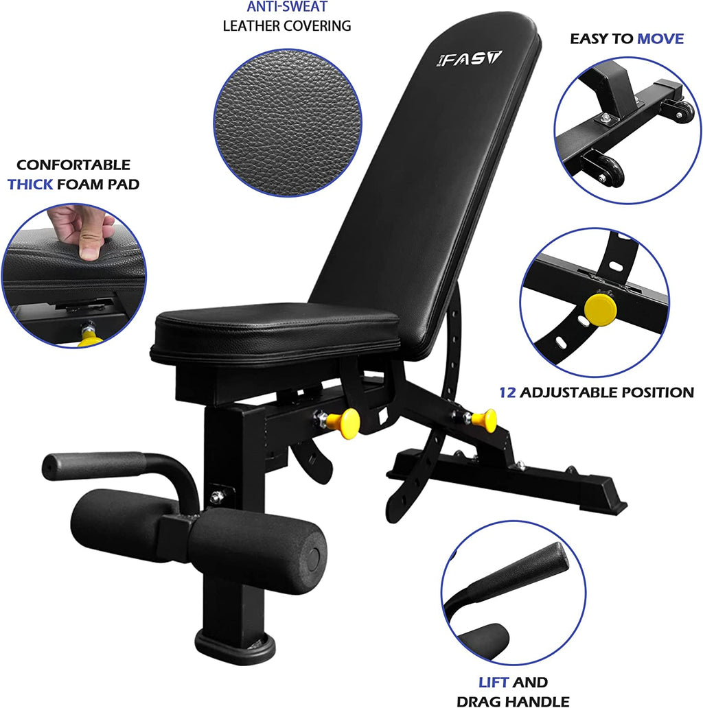 Adjustable Strength Training Bench Press