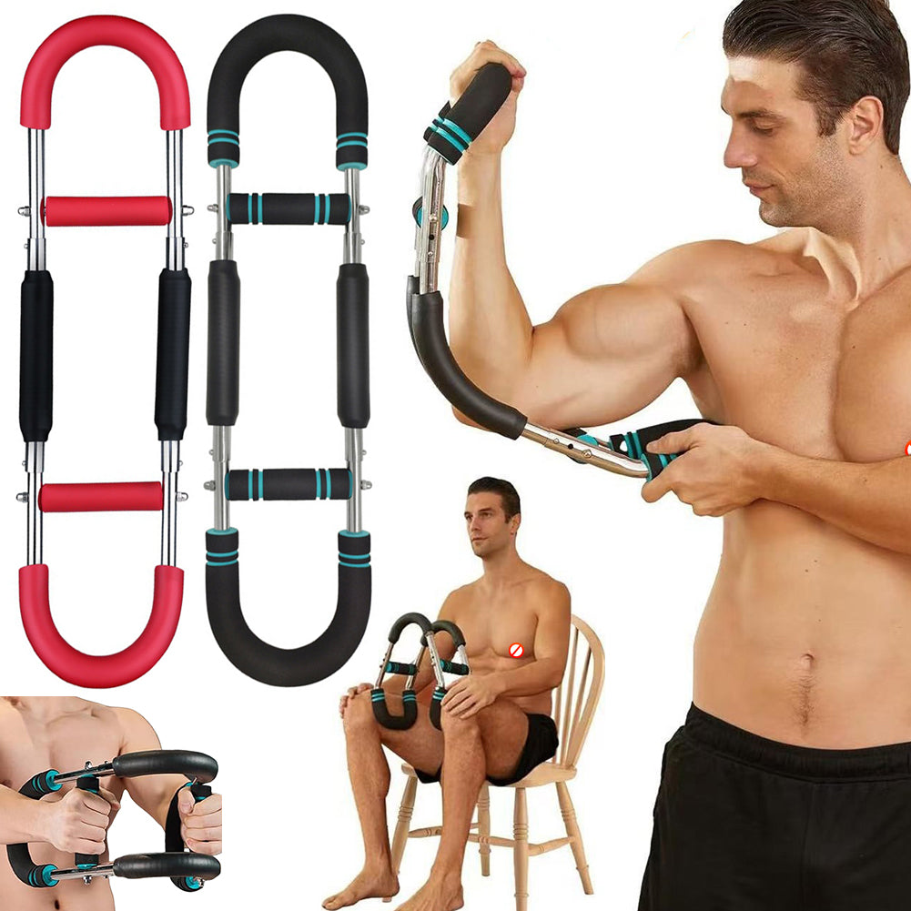 Adjustable Arm Strengthener, Chest Trainer, ,and Forearm Strength Exerciser
