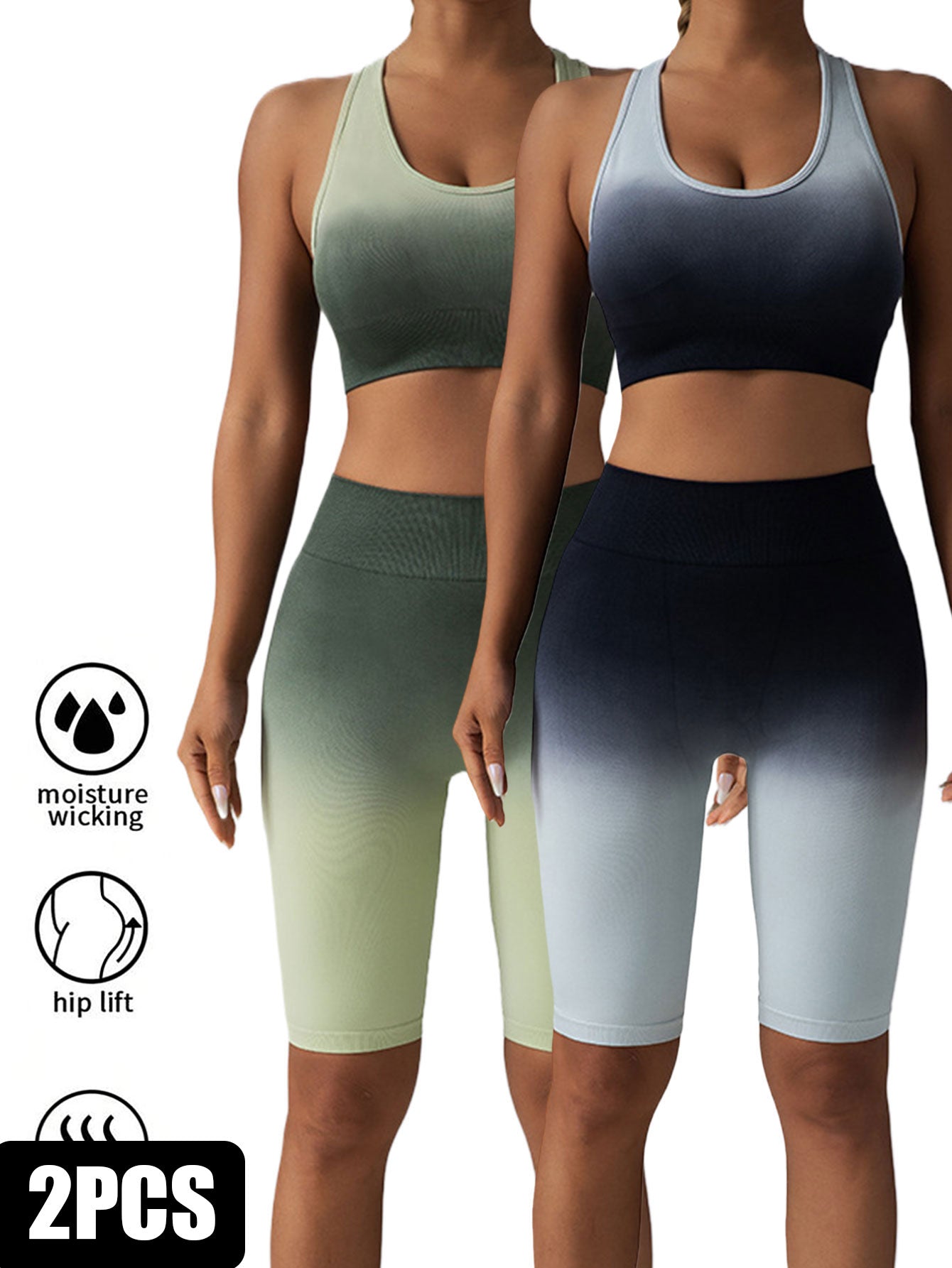 2 Pack Workout Shorts For Women